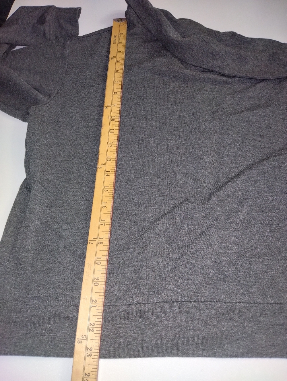 Jennifer Lopez Jlo Women's One Shoulder Snap Charcoal Gray Sweatshirt  Xl New - Picture 6 of 8
